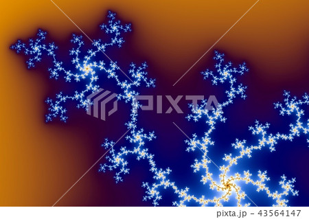 Fractal 2D texture. Computer illustration 43564147