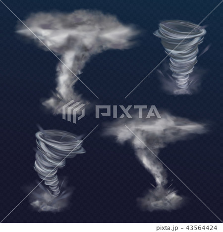 Hand Drawn Tornado, Sketched Doodle Whirlwind,... - Stock Illustration  [82987447] - PIXTA