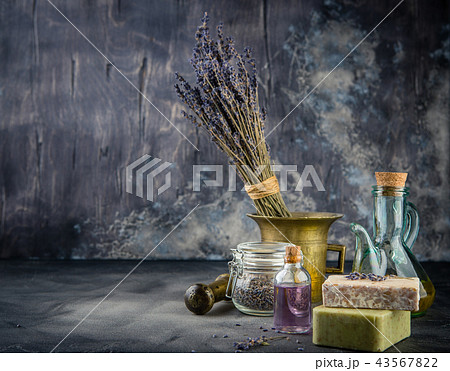 Lavender spa products 43567822