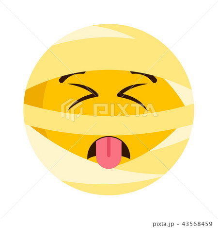 Disgusted mummy emoji icon Disgusted mummy emoji icon 43568459