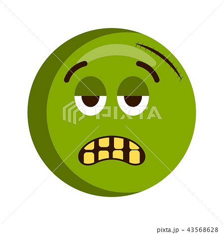 Sad injured emoji icon 43568628