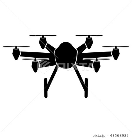 Drone toy silhouette icon 43568985