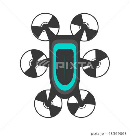 Isolated drone toy icon 43569063