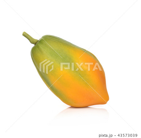 ripe papaya isolated on a white background ripe papaya isolated on a white background 43573039