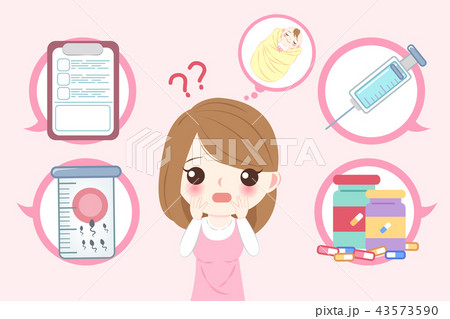 woman with infertility concept woman with infertility concept 43573590