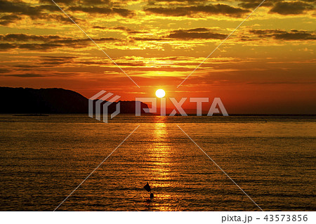 鷹島の夕日 43573856