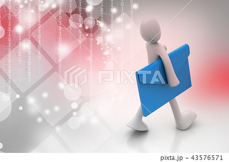 Man with letter in the hands Man with letter in the hands 43576571