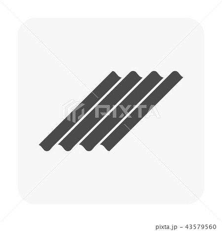 roofing material icon 43579560