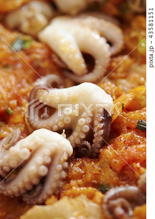 韓国料理タコ チュクミ キムチチヂミ 韓国料理タコ チュクミ キムチチヂミ 43581151