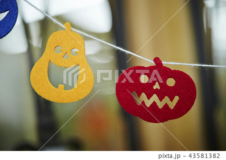 ハロウィンの飾り付け ハロウィンの飾り付け 43581382