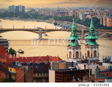 Margaret bridge in Budapest Margaret bridge in Budapest 43581468