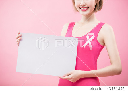 woman with prevention breast cancer woman with prevention breast cancer 43581892