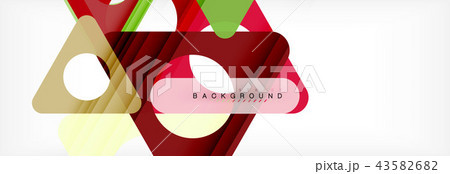 Circle and triangle abstract background Circle and triangle abstract background 43582682