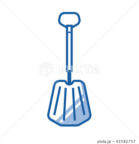 Emergency Snow Shovel Icon 43582757
