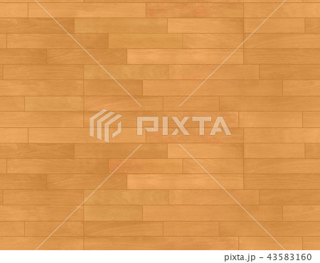 きれいなフローリングのテクスチャ（タイリング可能素材） 43583160