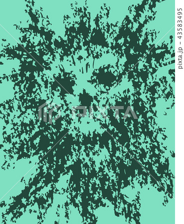 Scary skull abstraction from dots. Vector 43583495