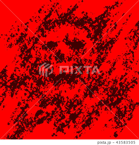 Scary skull from debris and dots. Vector 43583505