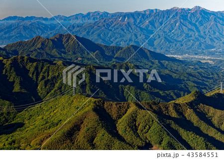 瑞牆山から見る南アルプスと茅ヶ岳 43584551