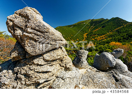大日岩から見る秋の金峰山 43584568