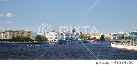 Aurora cruiser in Saint-Petersburg, Russia. 43584650