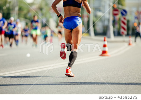 back woman runner back woman runner 43585275