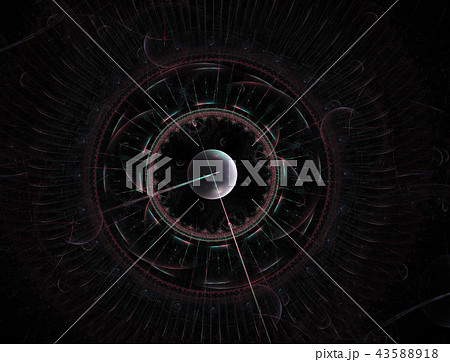 Time Machine. Mechanism of eternity. Illustration 43588918