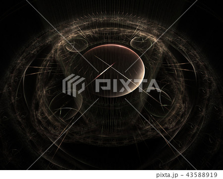 Time Machine. Mechanism of eternity. Illustration 43588919