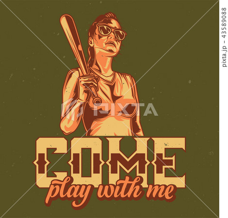 T-shirt or poster design 43589088
