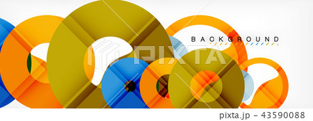 Modern geometrical abstract background 43590088