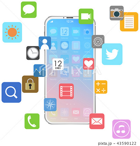 スマートフォン 43590122