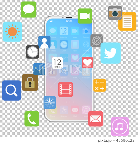 スマートフォン 43590122