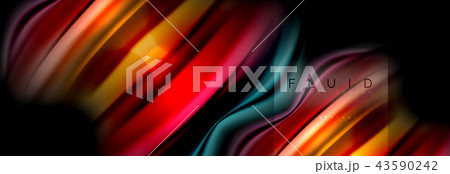 Rainbow fluid abstract shapes, liquid colors design, colorful marble or plastic wavy texture Rainbow fluid abstract shapes, liquid colors design, colorful marble or plastic wavy texture 43590242