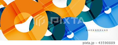 Geomtric modern backgrounds, rings abstract template Geomtric modern backgrounds, rings abstract template 43590889