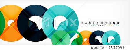 Geomtric modern backgrounds, rings abstract template Geomtric modern backgrounds, rings abstract template 43590914