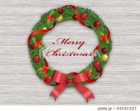 クリスマスリース 43591507