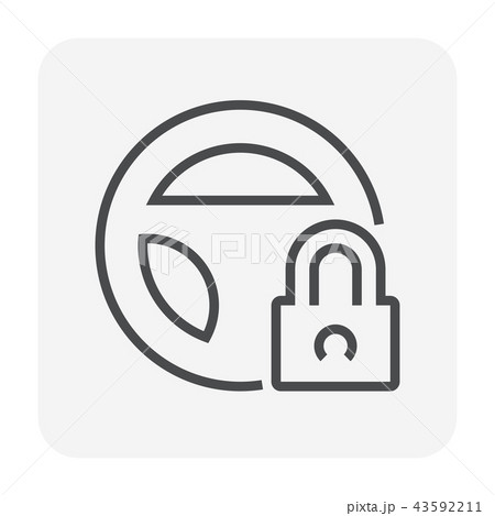 car security icon 43592211