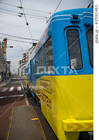 大阪 阪堺電車のある風景 大阪 阪堺電車のある風景 43592461