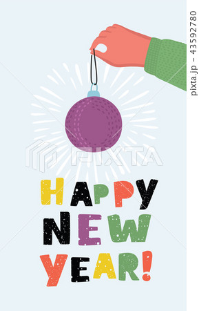 Happy New card  43592780