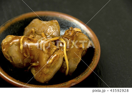 鶏レバー甘辛煮 鶏レバー甘辛煮 43592928