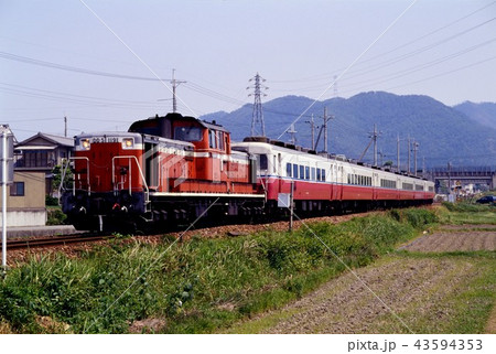 1994年　播但線を行くDD511191リゾート14系団臨 43594353