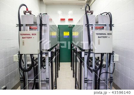 Battery Room for Backup Power in Factory 43596140