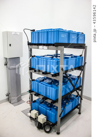 Battery Room for Backup Power in Factory 43596142