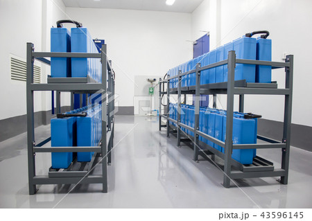 Battery Room for Backup Power in Factory 43596145