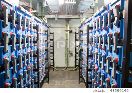 Battery Room for Backup Power in Factory 43596146