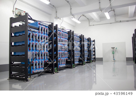 Battery Room for Backup Power in Factory 43596149