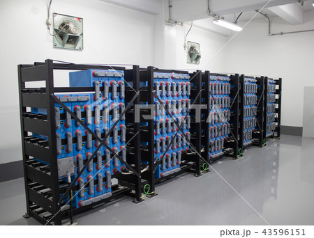 Battery Room for Backup Power in Factory 43596151