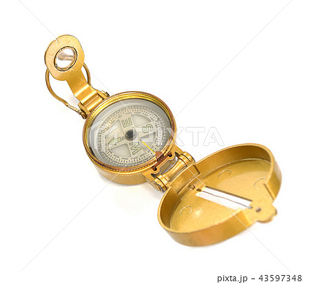 compass isolated on white background 43597348