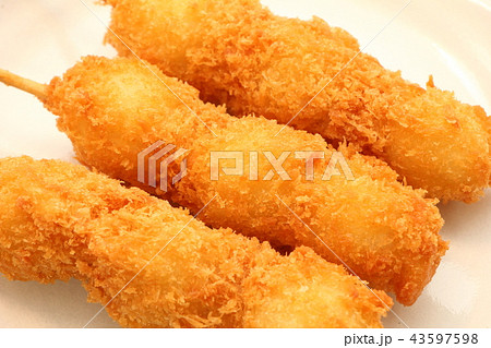 うずら卵の串揚げ 43597598