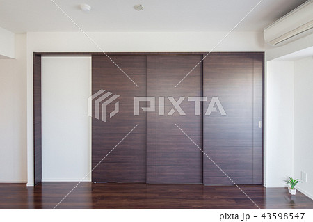 マンションの収納（同ポジションで収納の開閉のカットあり） 43598547