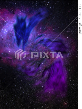 Being shone nebula. 3D rendering Being shone nebula. 3D rendering 43600179